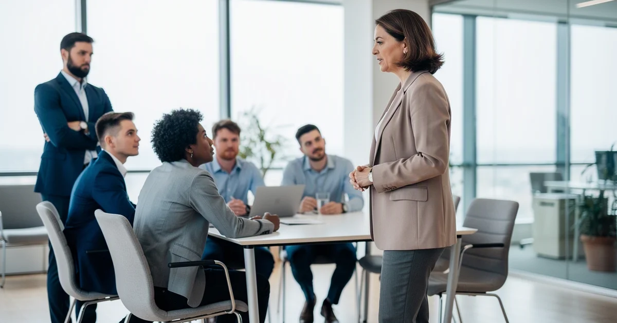 ambiente corporativo retratando fatores psicossociais em como avaliar a carga mental de uma tarefa critica antes do turno — C