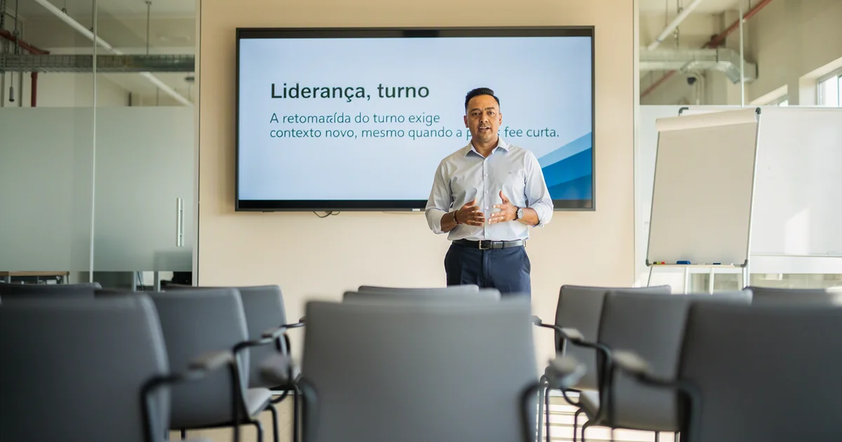 cena de liderança mostrando retomada do turno explicada 3 decisoes na primeira hora — Retomada do turno explicada: 3 decisões