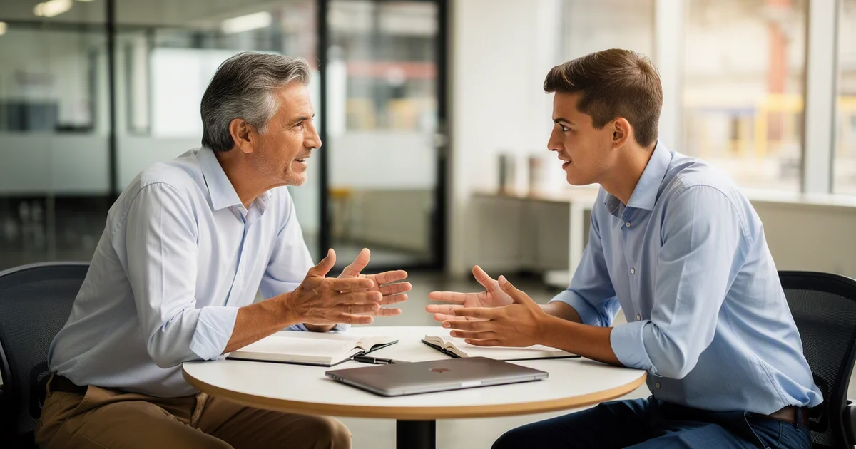 cena de liderança mostrando ritual de turno 7 falhas que fazem o time obedecer sem decidir — Ritual de turno: 7 falhas que fa